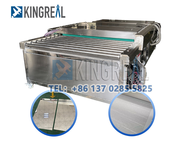 metal sheet cleaning and drying machine