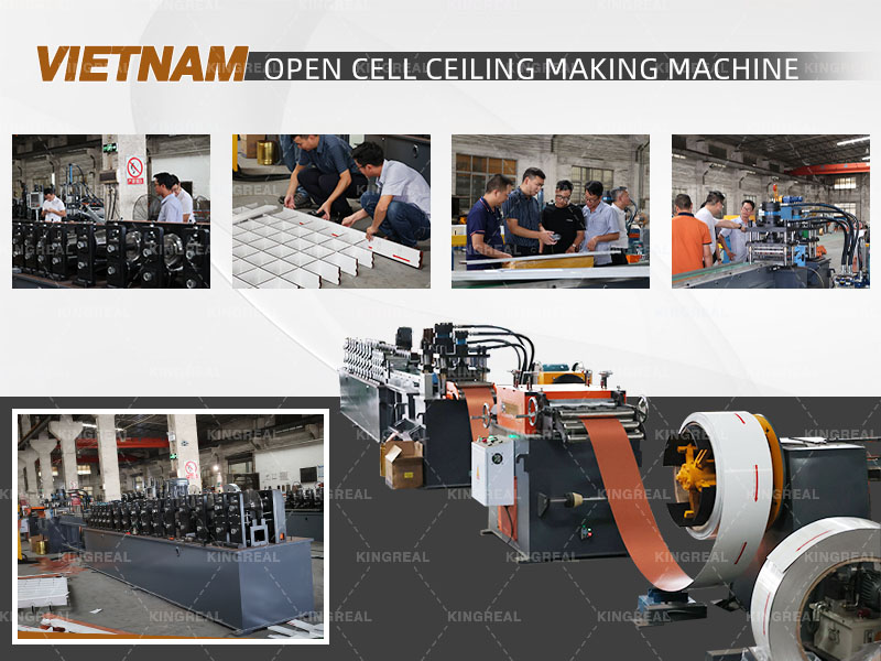 open cell ceiling machine