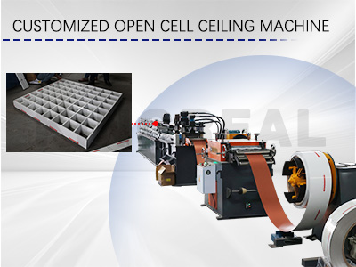 custom open cell ceiling grid machine