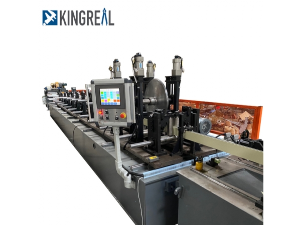 KINGREAL 300mm Acoustic Baffle Ceiling Roll Forming Machine Exported To The Qatar