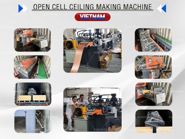 KINGREAL Open Cell Ceiling Making Machine Case