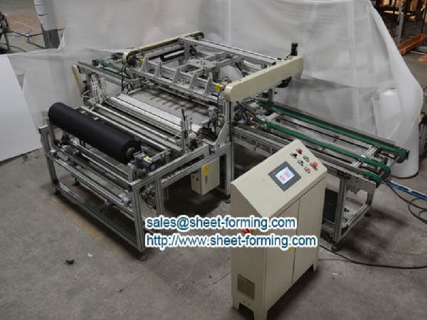 Saudi Project 600X600mm Full Perforation Acoustic Nonwoven Stick Machine