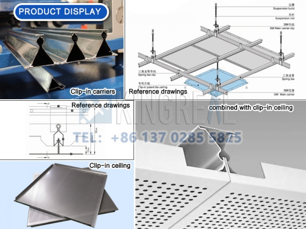 metal ceiling squares carrier