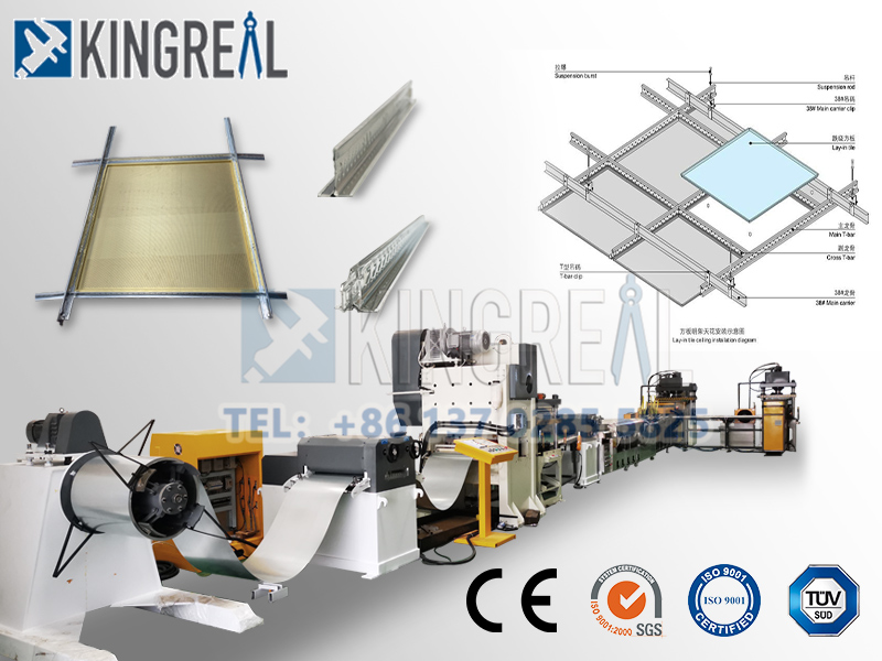 lay in ceiling production line