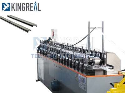 Silhouette T Grid Roll Forming Machine For Lay-In Ceiling