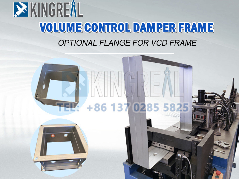 HVAC volume control damper machine