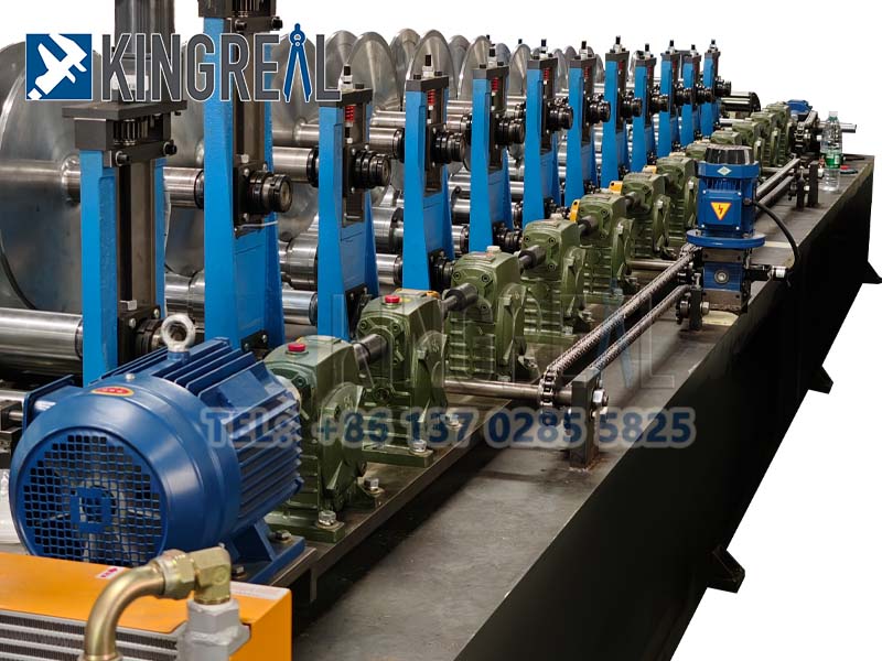 aluminum baffle roll forming machine