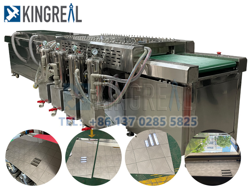 metal plate cleaning and drying machine