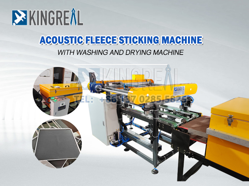 Acoustic Fabric Sticking Machine
