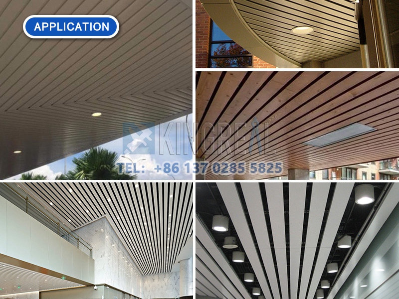 linear ceiling panels