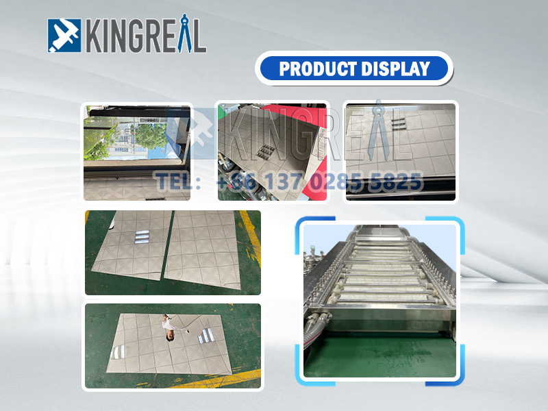 Metal_Tiles_Cleaning_Machine_production_display