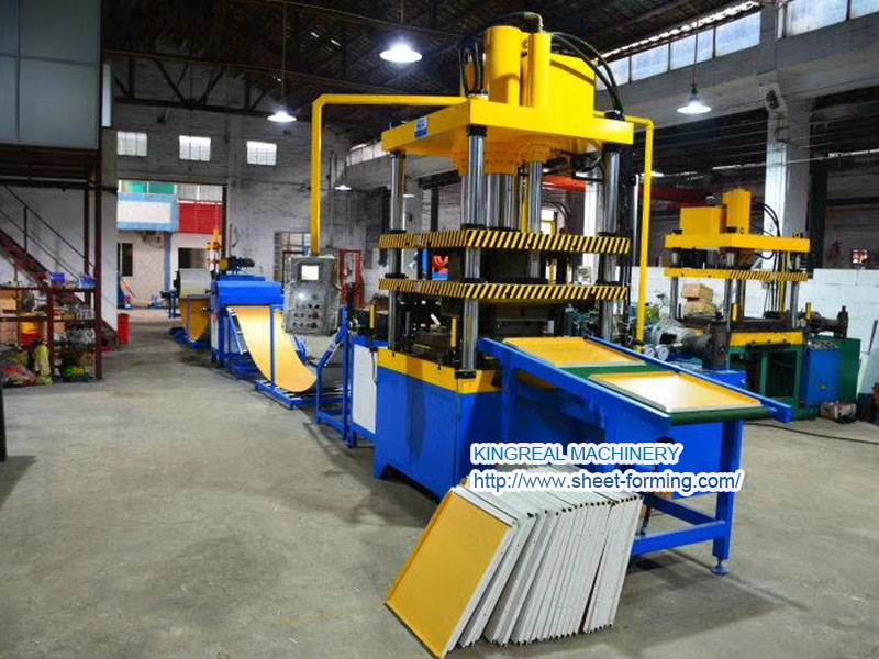 plain metal ceiling tile making machine